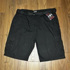 Lions Crest English Laundry Black Cargo Shorts 48 NEW